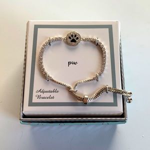 Paw Print Toggle Bracelet